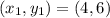 (x_1,y_1) = (4,6)