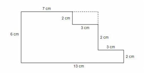 If a rectangle piece of dimensions 3 cm x 2 cm is cut from one corner of a rectangular sheet of dime