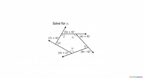 Solve for x
CAN SOMEONE PLEAAAAAAAAAAAAAAAAAAAAAAAASE HELP ME