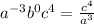 a^{-3}b^0c^4=\frac{c^4}{a^3}