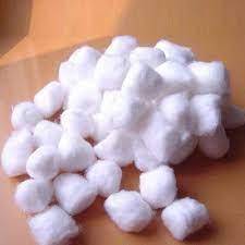 Two test to differentiate between raw cotton and absorbent cotton in a tabular form