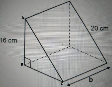 Plzzzzzzzzz help

Volume of the following triangular prism is 960 cm3…
a) Determine the length of th