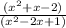 \frac{(x^{2} +x-2)}{(x^{2} -2x+1)}