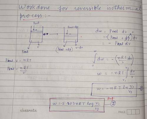 Derive Isothermal process through ideal gas.(anyone plzz!!)