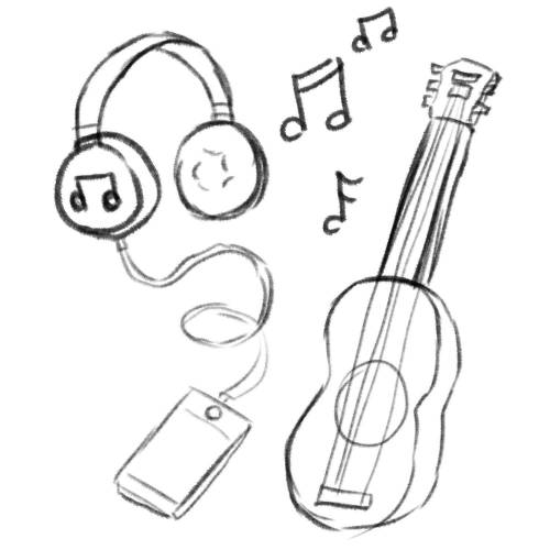 Music drawing ideas please help me