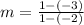 m=\frac{1-(-3)}{1-(-2)}