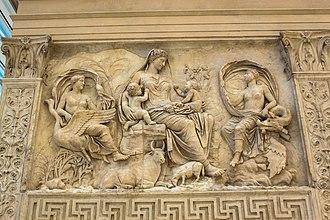 3-4 sentences
How was relief sculpture first introduced to the United States?