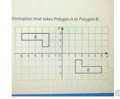 7. Describe a rigid transformation that takes Polygon A to Polygon B