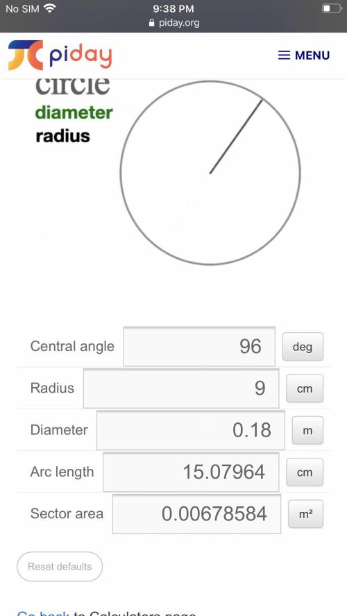 Will give brainlist
The radius of a circle is 9 centimeters. What is the length of a 96° arc?