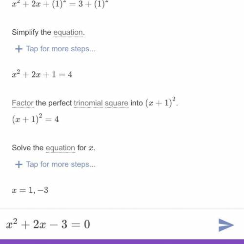 X^2+2x+3=0solve by completing the square