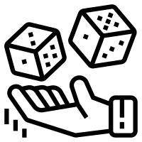 A die is rolled. The set of equally likely outcomes is {1, 2, 3, 4, 5, 6}. Find the probability of g