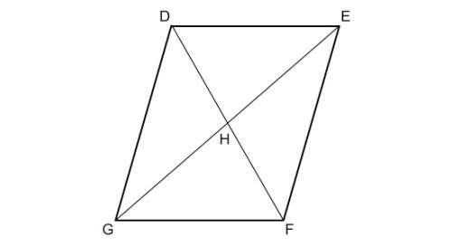 Dh = x + 2, hf = 2y, gh = 3x – 3, and he = 5y + 1. find the values of x and y.