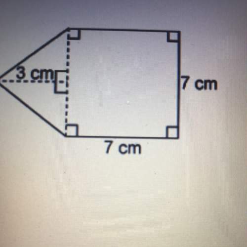 What is the area of this figure  a 38.5 cm b 48 cm c.59.5 d79 cm