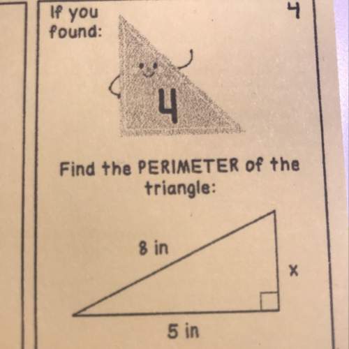 How do i️ find the perimeter by using pythagorean theorem?