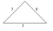 Classify the triangle by its sides. the diagram is not to scale. a. equilateral