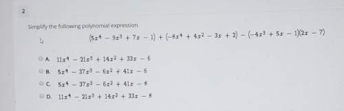 Simplify the following polynomial expression? ?