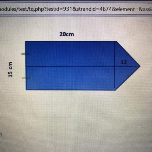 What is the area of the figure?  a)305 cm^2 b)315 cm^2 c)390 cm^2 d)400 cm^2