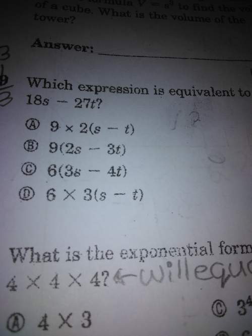 Show your work of how u got the answer plz.