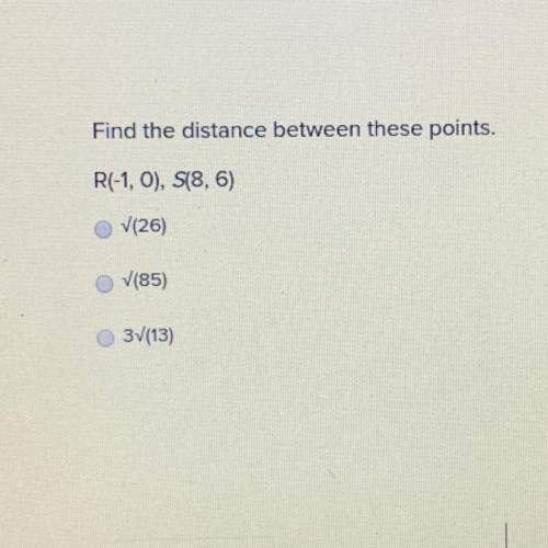 Find the distance between these points.