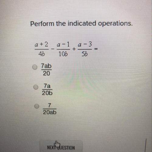 Perform the indicated operations. a+2/4b-a-1/10b+a-3/5b