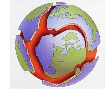 What is plate tectonics? a) the theory of plates moving slowly over the mantle b) the theory of mou
