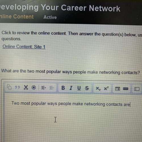 What are the two most popular ways people make networking contacts?