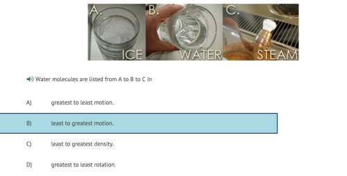 Water molecules are listed from a to b to c in