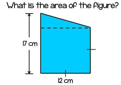 Hint: the marks on the sides of the shape means that the lengths are equal!  the area o