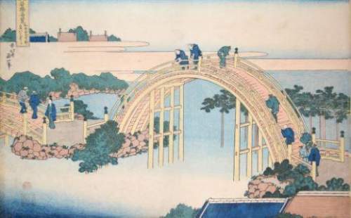Which of the following is a characteristic of japanese ukiyo-e woodblock prints? which of the follo