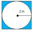 Find the area of the given circle. round to the nearest tenth. (first or second image) options