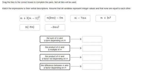 Drag the tiles to the correct boxes to complete the pairs. not all tiles will be used. match t