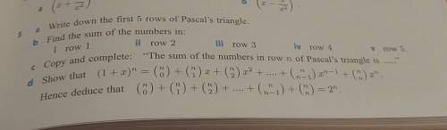 Binomial expansion/pascal's triangle. with all of number 5.