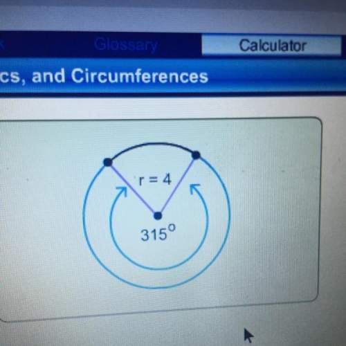 What is the length of the indicated arc?