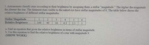 Astronomers classify stars according to their brightness by assigning them a stellar “magnitude.” th