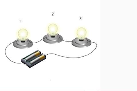 What type of circuit is illustrated?  a. parallel circuit  b. series circuit  c. o