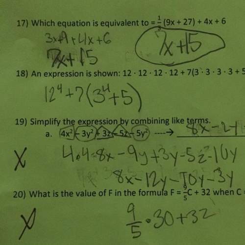 My answers wrong - simplify by combining like terms