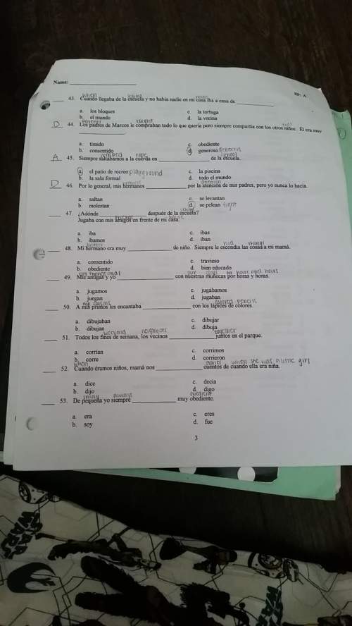 Ireally need some with this spanish homework. can anyone ?