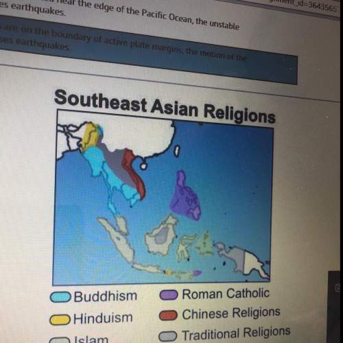 Using the map, which term best explains the spread of many religions throughout southeast asia? a)