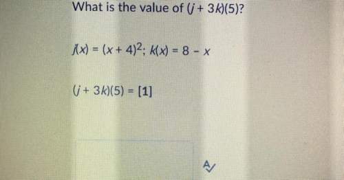 What is the value of (j+3k)(5)?  j(x) = (x + 4)^2; k(x) = 8 - x (j + 3k)(5)