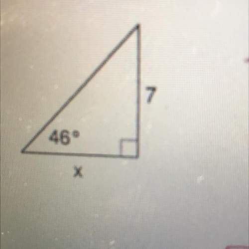 Me ! why we have to divide this x=7/tan46 pls me !