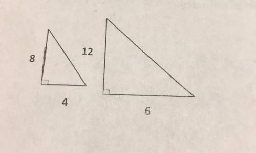 Are the following triangle similar? if so, what theorem or postulate can you use and write a simila