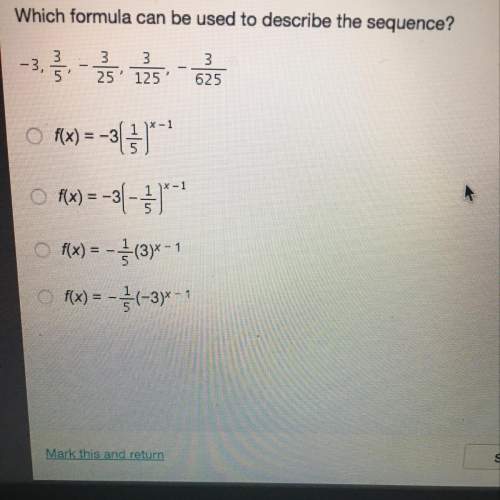 Which formula can be used to describe the sequence?