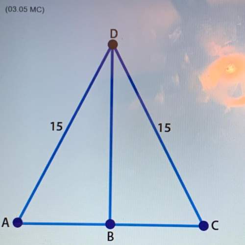 Bis the midpoint of segment ac which statement best describes the relationship between triangles abd