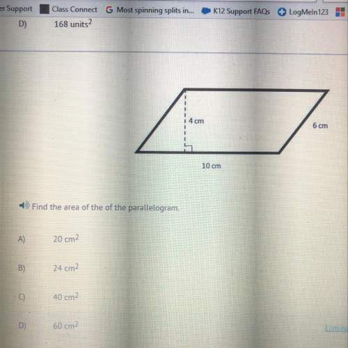 Find the area of the parallelogram?