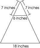 Will make brainiest if answer correctly with explanationa small triangle and