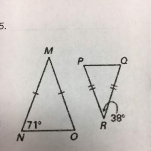 Determine if the triangle is similar. if yes write which postulate proves that they are similar