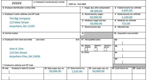 According to jane’s 2014 w-2 form, what are her total deductions?  a) $12,195.00  b) $8,