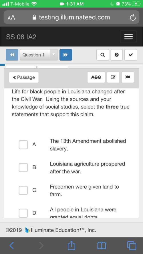 Life for black people in louisiana changed after the civil war. using the sources and your knowledge