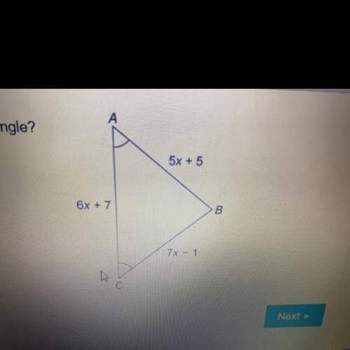 What is the length of side ac of the triangle