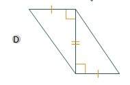 Which shows two triangles that are congruent by aas?  a, b, c, or d
